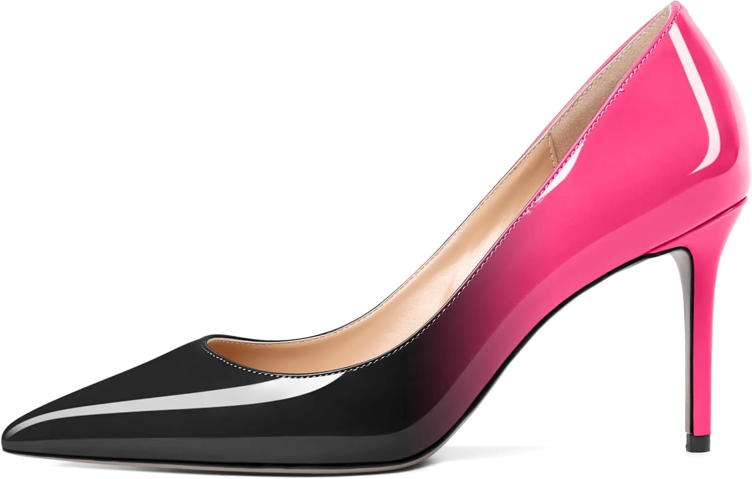 Eldof Women's High Heel Pumps - Classy Pointy Toe Pumps_- Office Wedding Party Event Comfort Heels