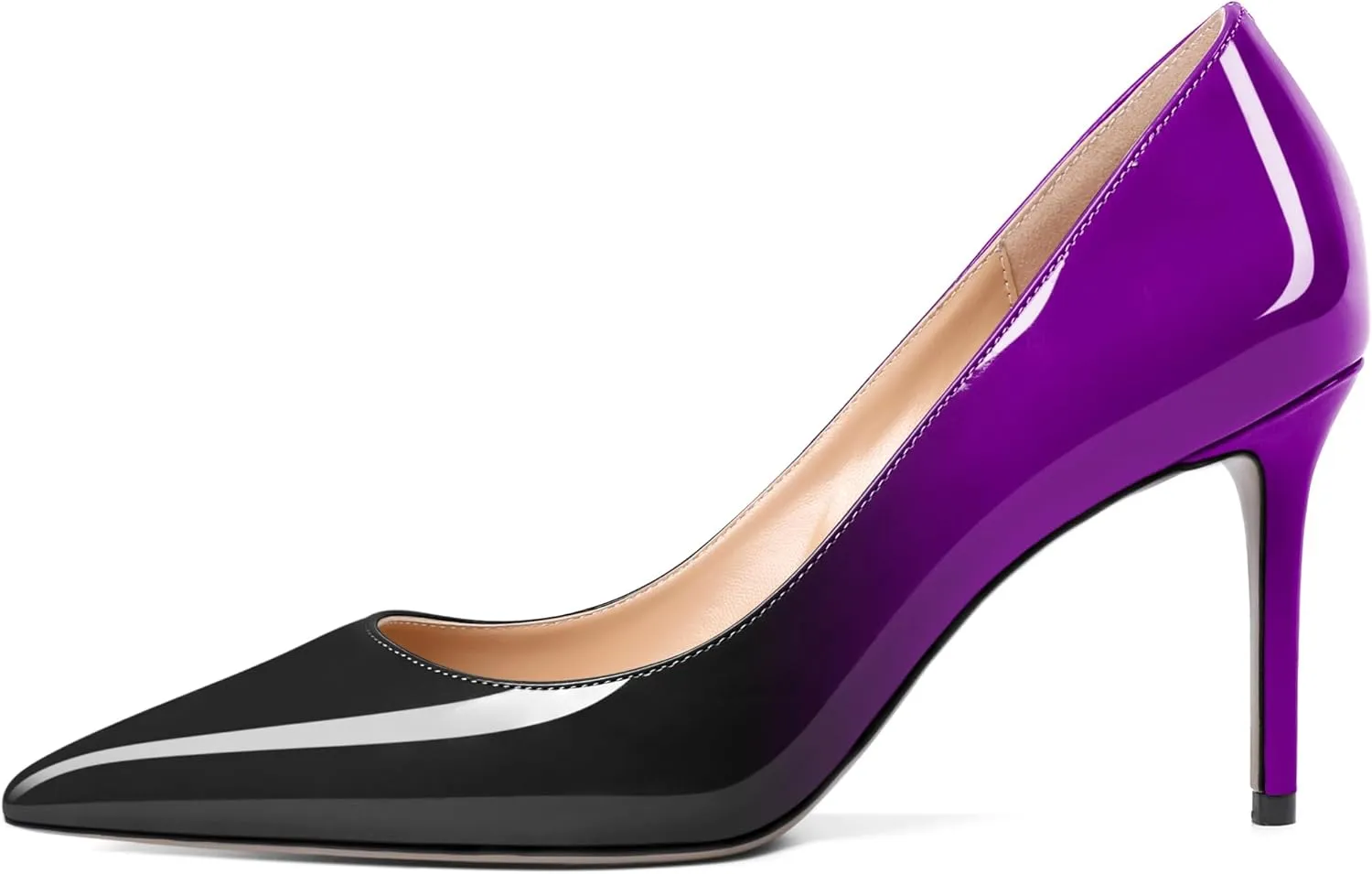 Eldof Women's High Heel Pumps - Classy Pointy Toe Pumps_- Office Wedding Party Event Comfort Heels