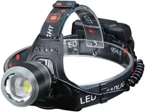Emergency Headlight Strong Light Charging Head-Mounted Zoom Fishing Night Fishing Long Battery Life Outdoor Lighting