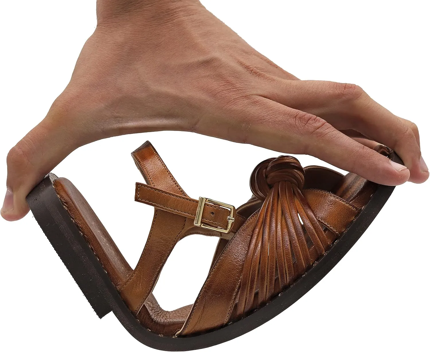 Emmanuela Comfortable Leather Flat Sandals, Greek Style Quality Slide on Sandals, Summer Shoes, Open Toe Mules, Boho Chic Weaved Leather Textured Sliders