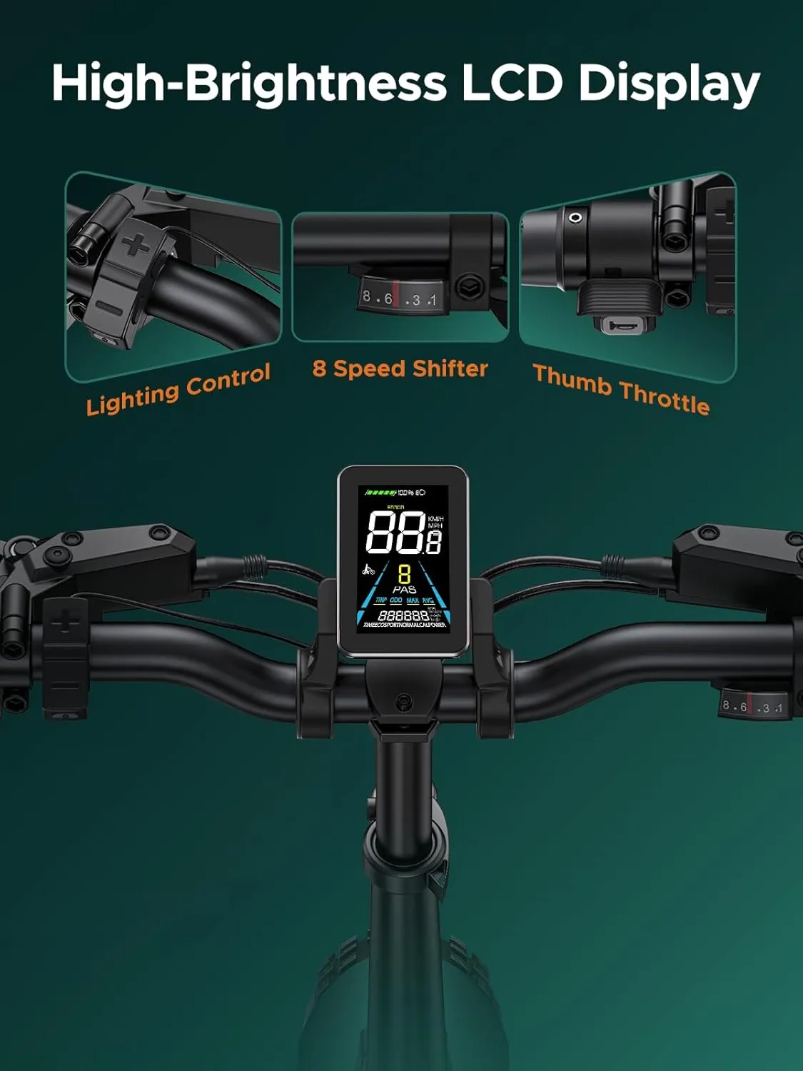 ENGWE Engine Pro 2.0 1200W Peak Power 75N.m Torque Sensor Ebike, 4.0 * 20” Fat Tire Folding Electric Bike for Adults, 52V 16AH Battery Up to 28MPH 68Mile Long Range, Full Suspension All Terrain