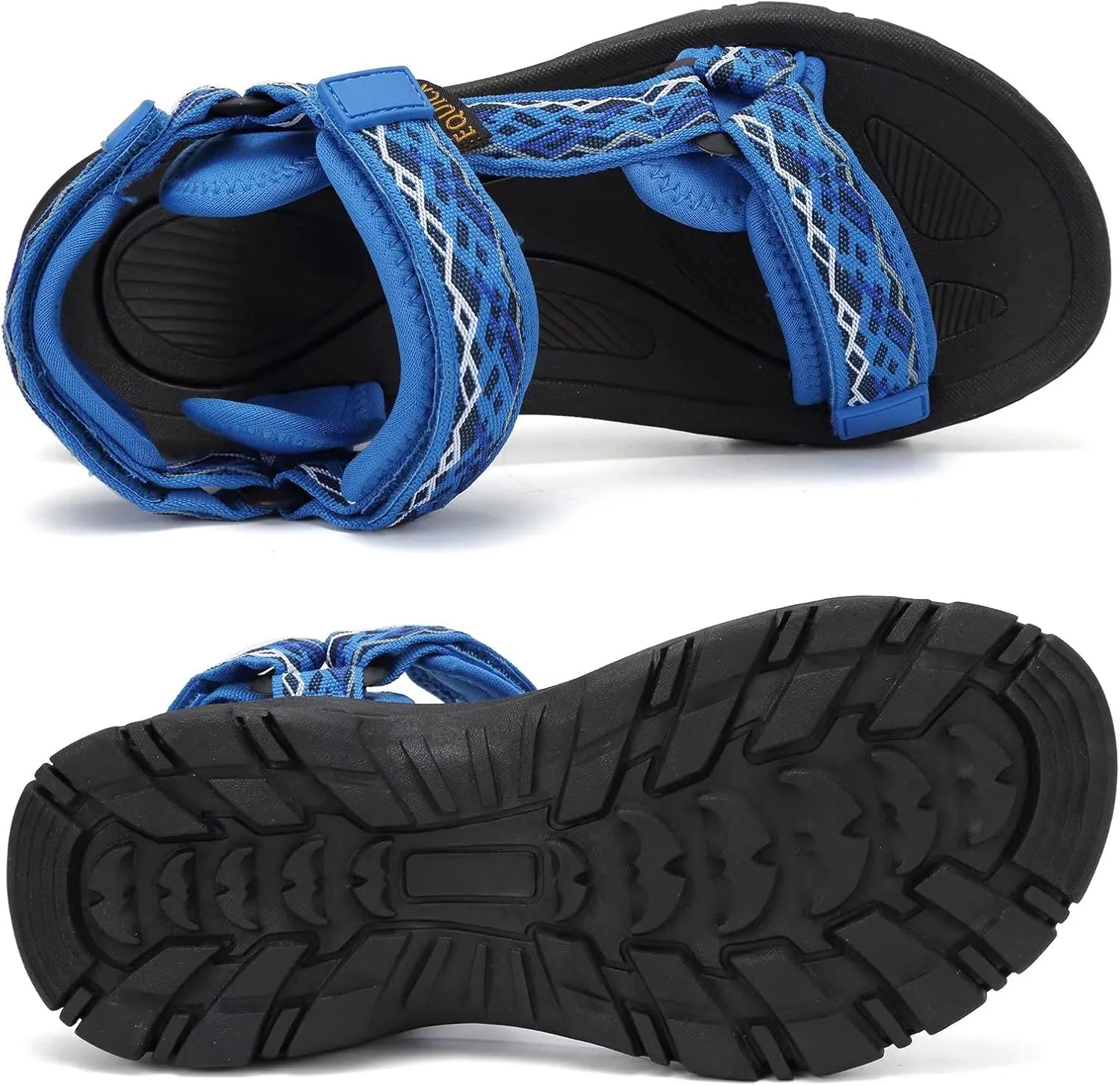EQUICK Sport Sandals for Women, Open Toe Strap Sandal Anti-skidding Outdoor Water Sandals Comfortable Athletic Sandals for Beach