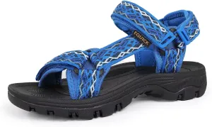 EQUICK Sport Sandals for Women, Open Toe Strap Sandal Anti-skidding Outdoor Water Sandals Comfortable Athletic Sandals for Beach