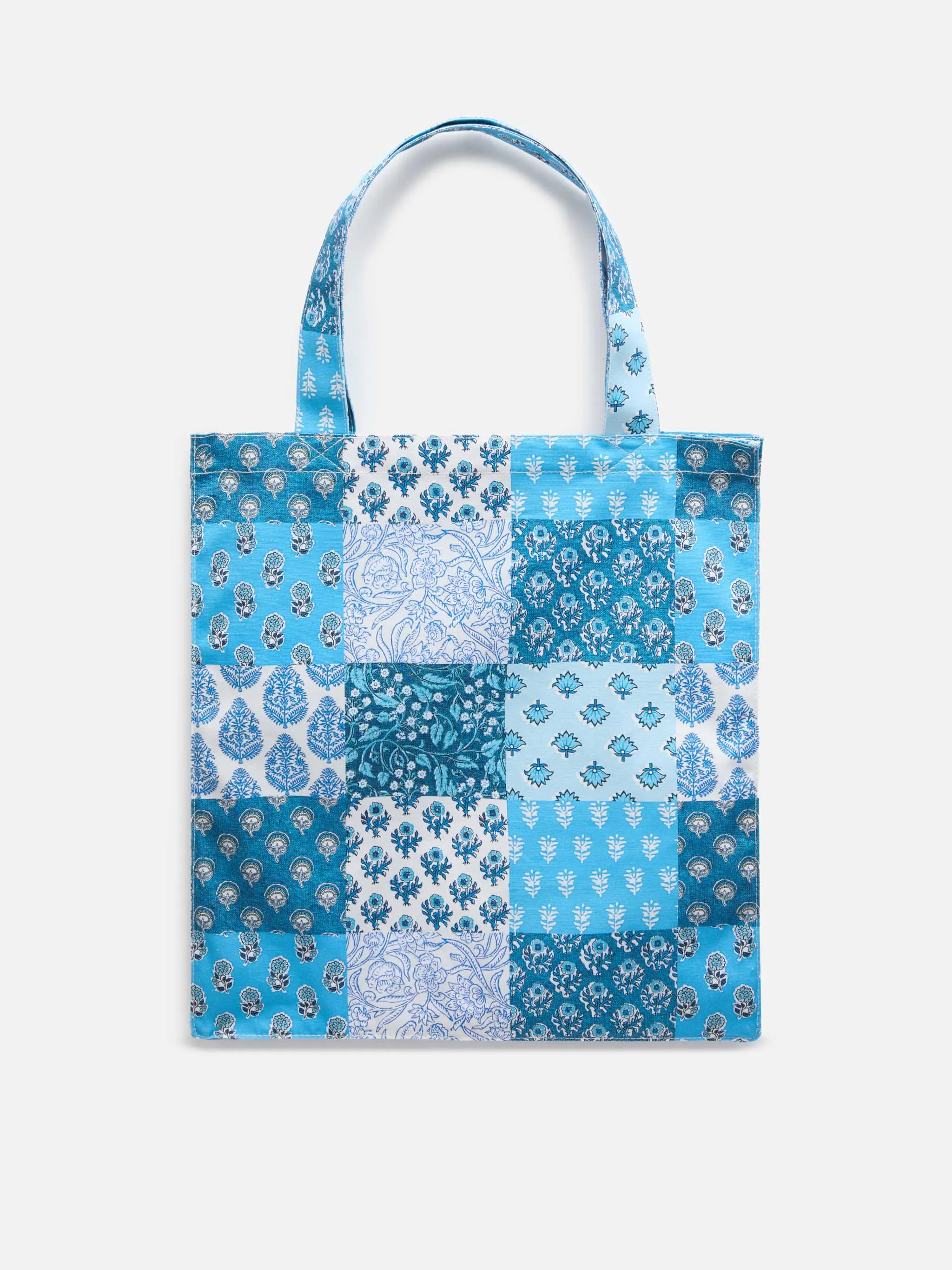 Essential flat cotton flower Bag with Saint Barth logo