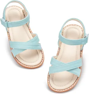 ESTINE Girls Sandal Dress Shoe for Toddler/Little Kid Party School Shoe