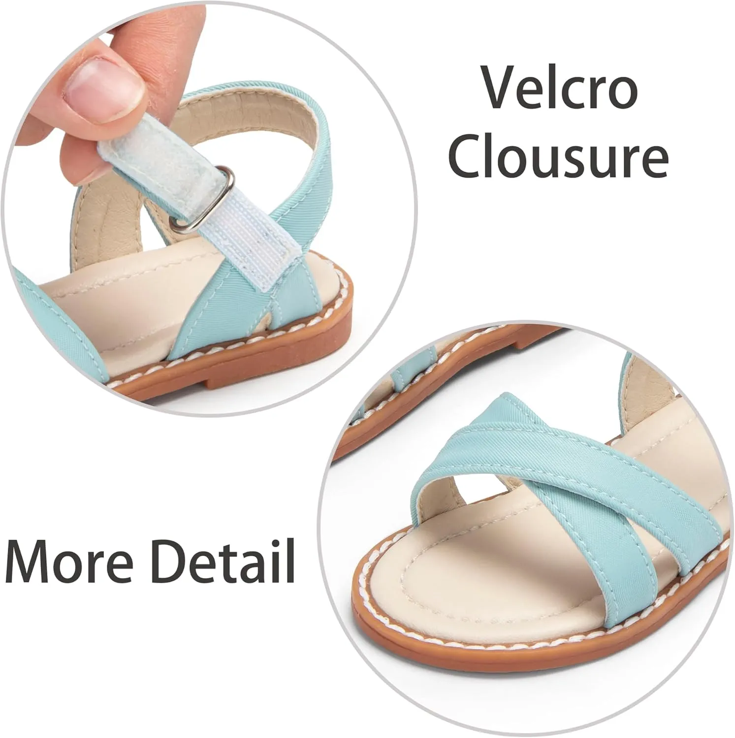 ESTINE Girls Sandal Dress Shoe for Toddler/Little Kid Party School Shoe