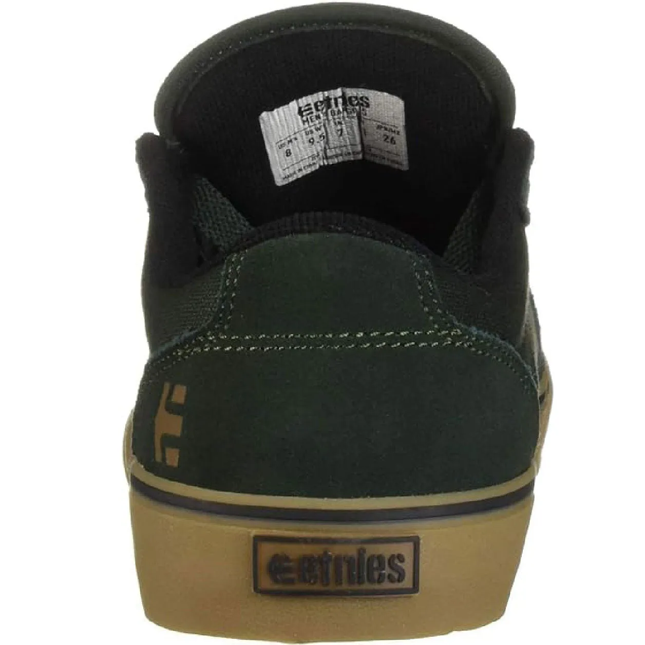 Etnies Men's Barge LS Low Top Sneaker Shoes Green Gum (327)