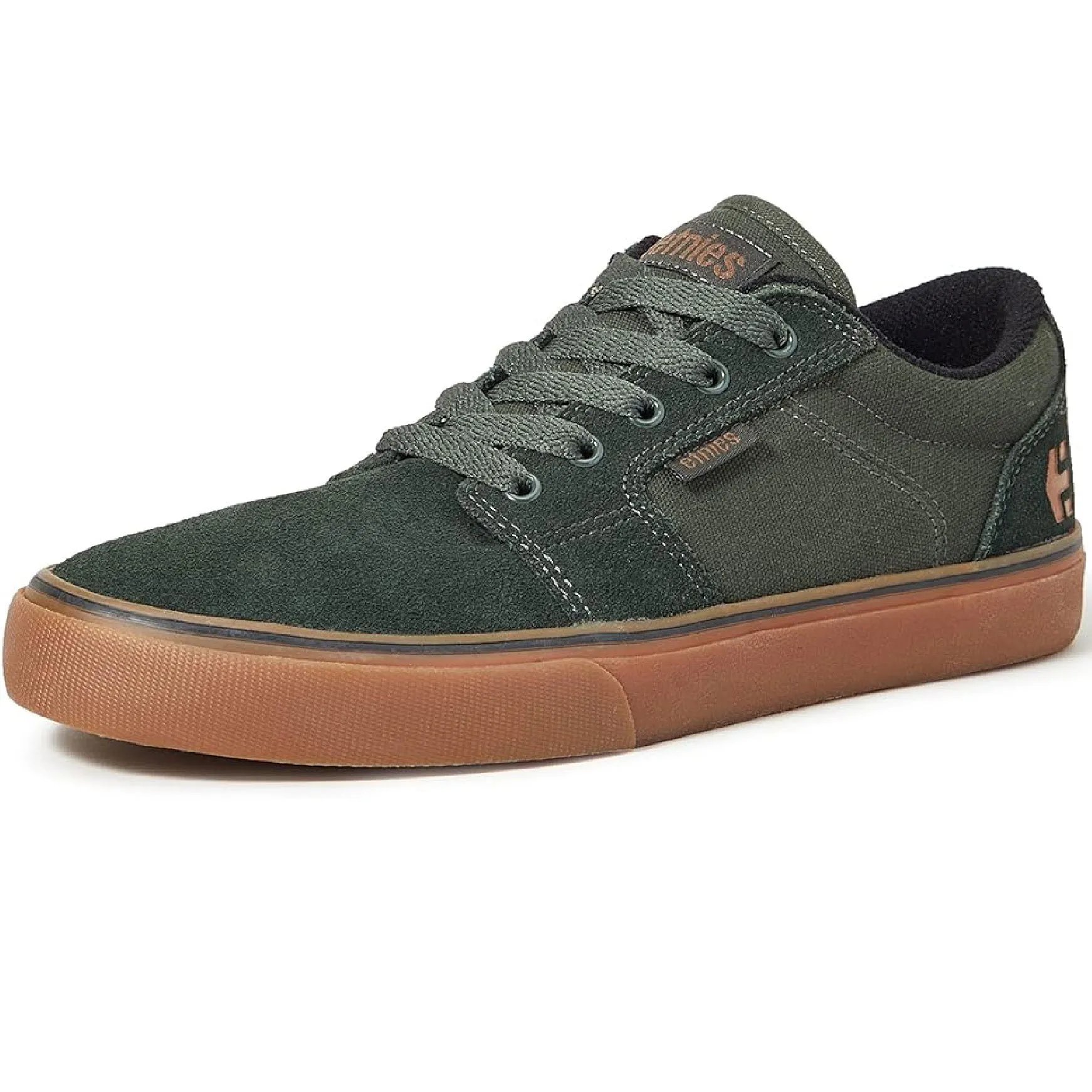 Etnies Men's Barge LS Low Top Sneaker Shoes Green Gum (327)