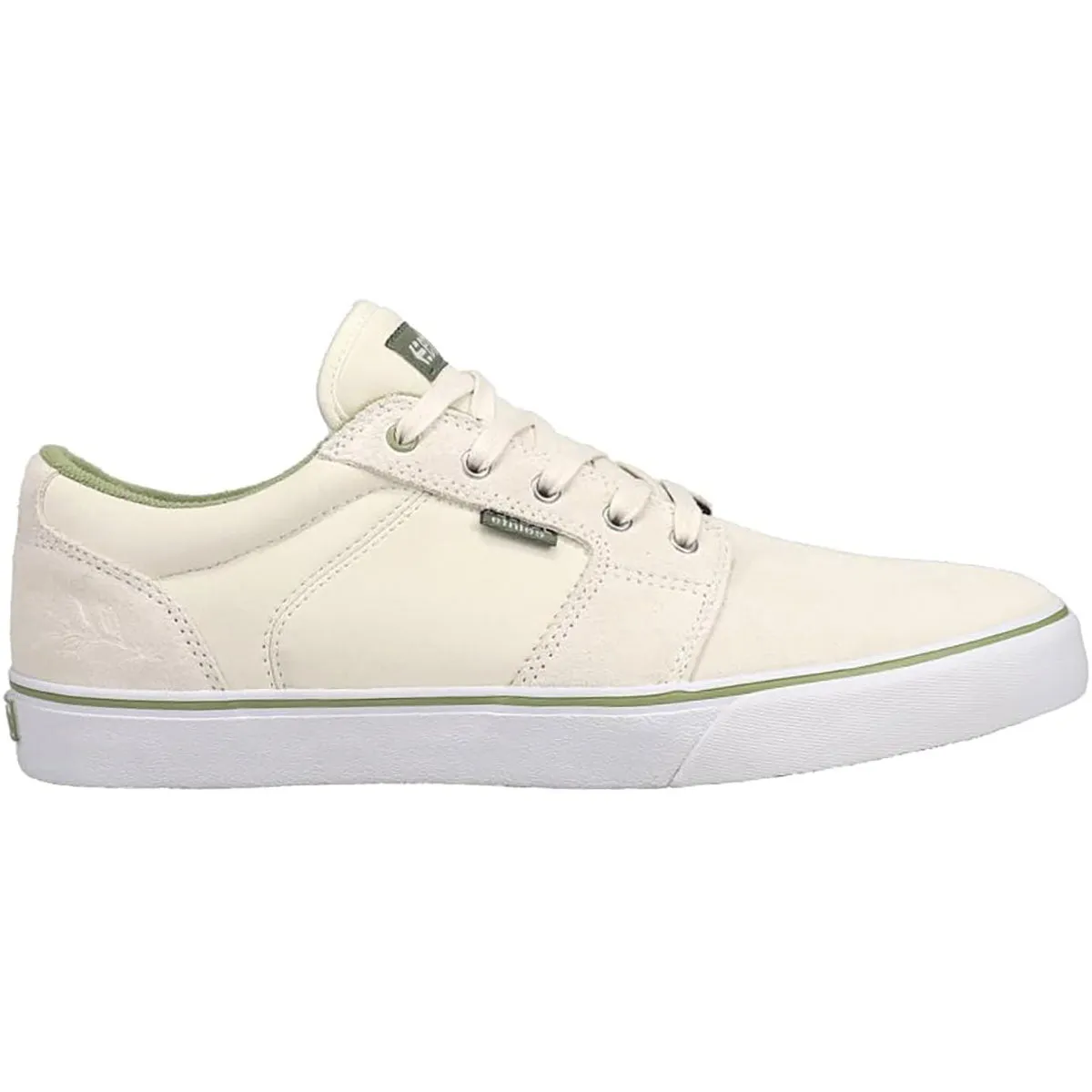 Etnies Men's Barge LS White/Green Low Top Sneaker Shoes (167)