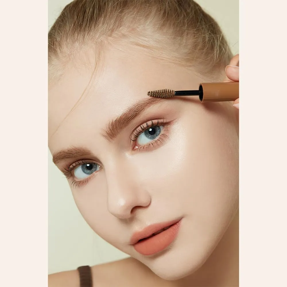 ETUDE Color My Brows Big Size - Light Brown (9g) | Beeswax & Carnauba Wax | Eyebrow Mascara, Quickly Fixing Natural Eyebrow Makeup with Care Effect | Korean Makeup, Kbeauty