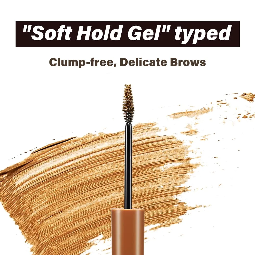 ETUDE Color My Brows Big Size - Light Brown (9g) | Beeswax & Carnauba Wax | Eyebrow Mascara, Quickly Fixing Natural Eyebrow Makeup with Care Effect | Korean Makeup, Kbeauty