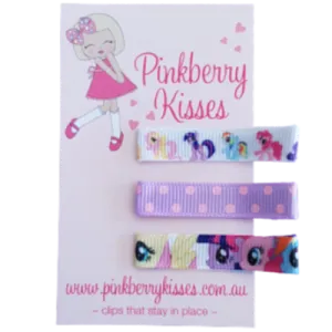 Everyday Non Slip Hair Clip Set - My Little Pony