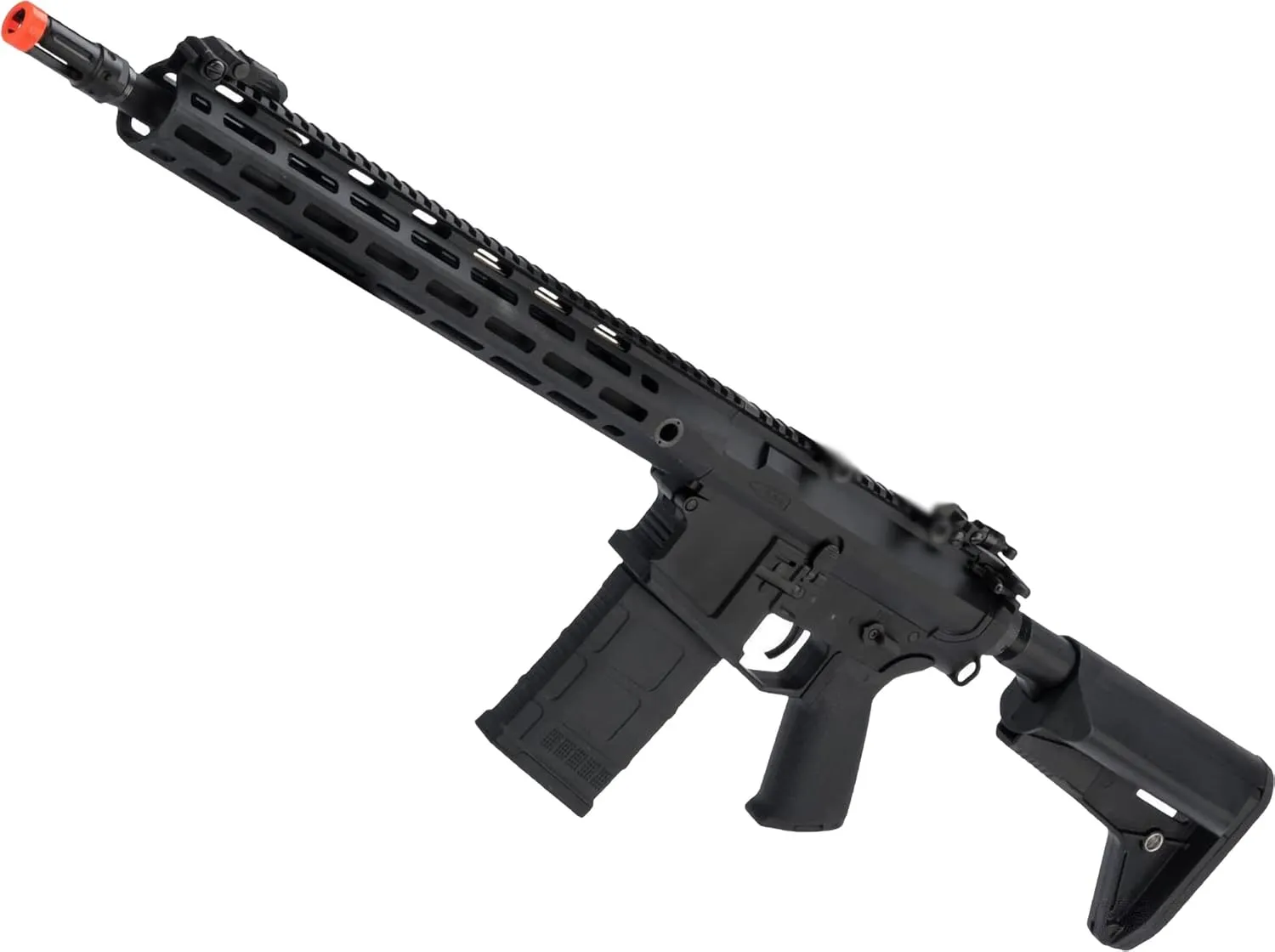 Evike Airsoft - CYMA Platinum SR-25 QBS AEG Airsoft Designated Marksman Airsoft Rifle (Model: 14.5" LOK)