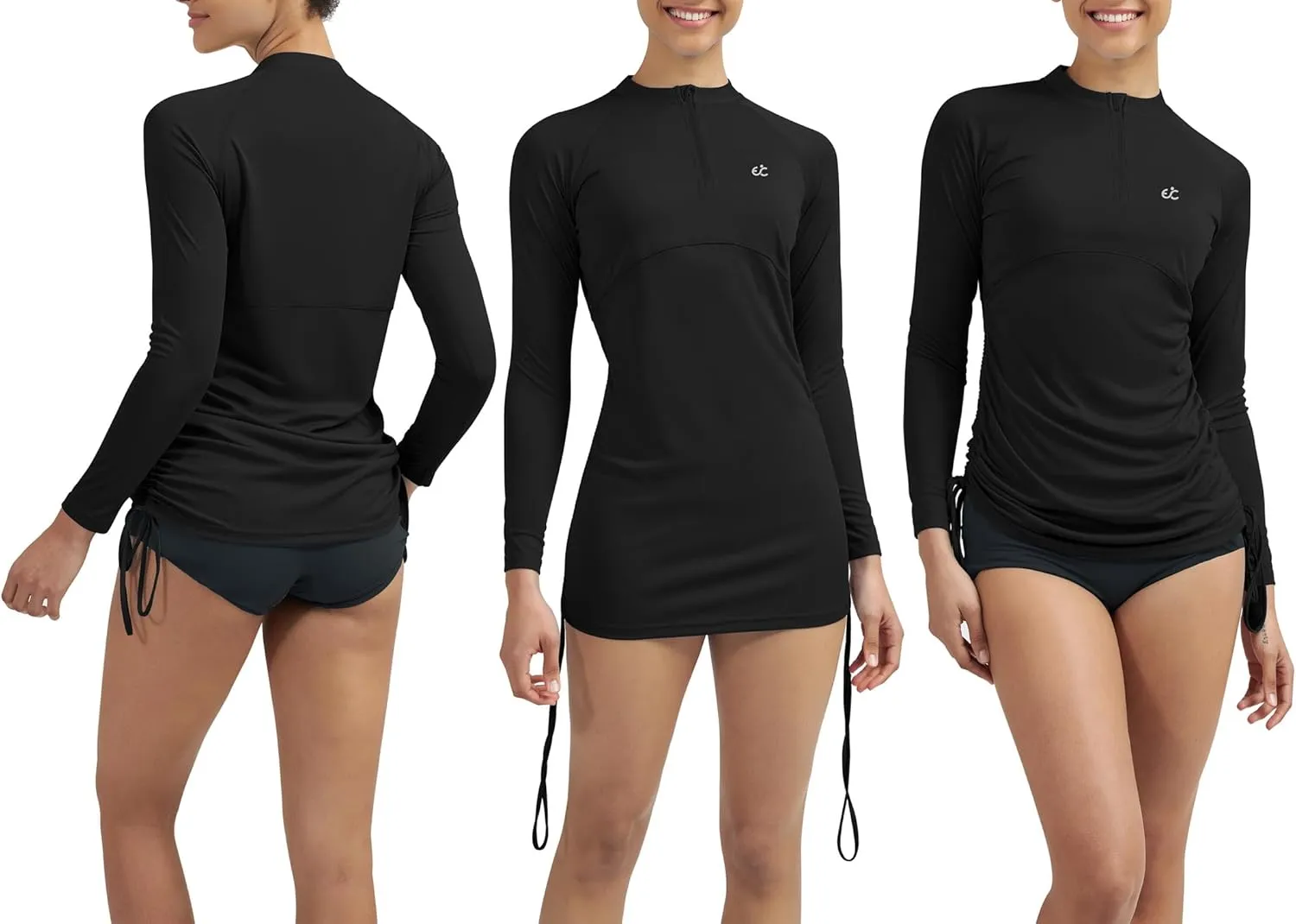 Ewedoos Rash Guard for Women UPF 50  Sun Protection Clothing Swim Shirts for Woman SPF Shirts Long Sleeve UV Sun Shirts