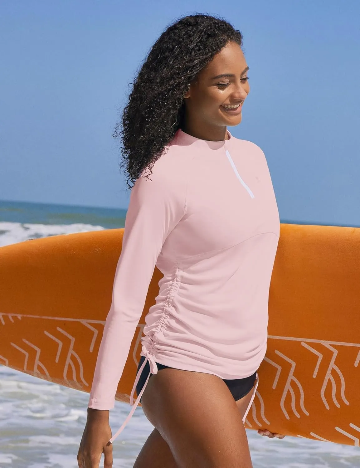 Ewedoos Rash Guard for Women UPF 50  Sun Protection Clothing Swim Shirts for Woman SPF Shirts Long Sleeve UV Sun Shirts