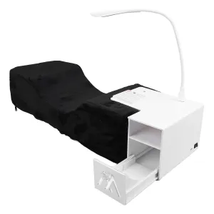 Eyelash Extension Neck Pillow Shelf Set Comfortable, Memory Foam, Acrylic Shelf with LED Light, for Lash Grafting, Makeup Tools Organization Eyelash Extension Neck Pillowes