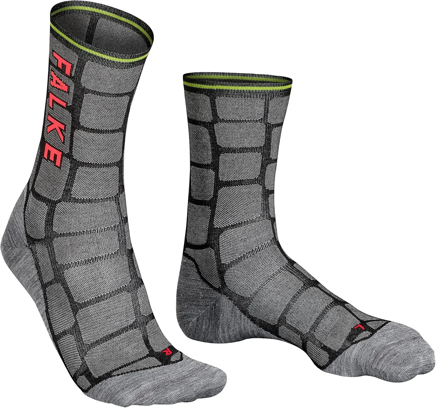 FALKE Unisex BC6 Pro Cobblestone Cycling Socks, 1 Pair
