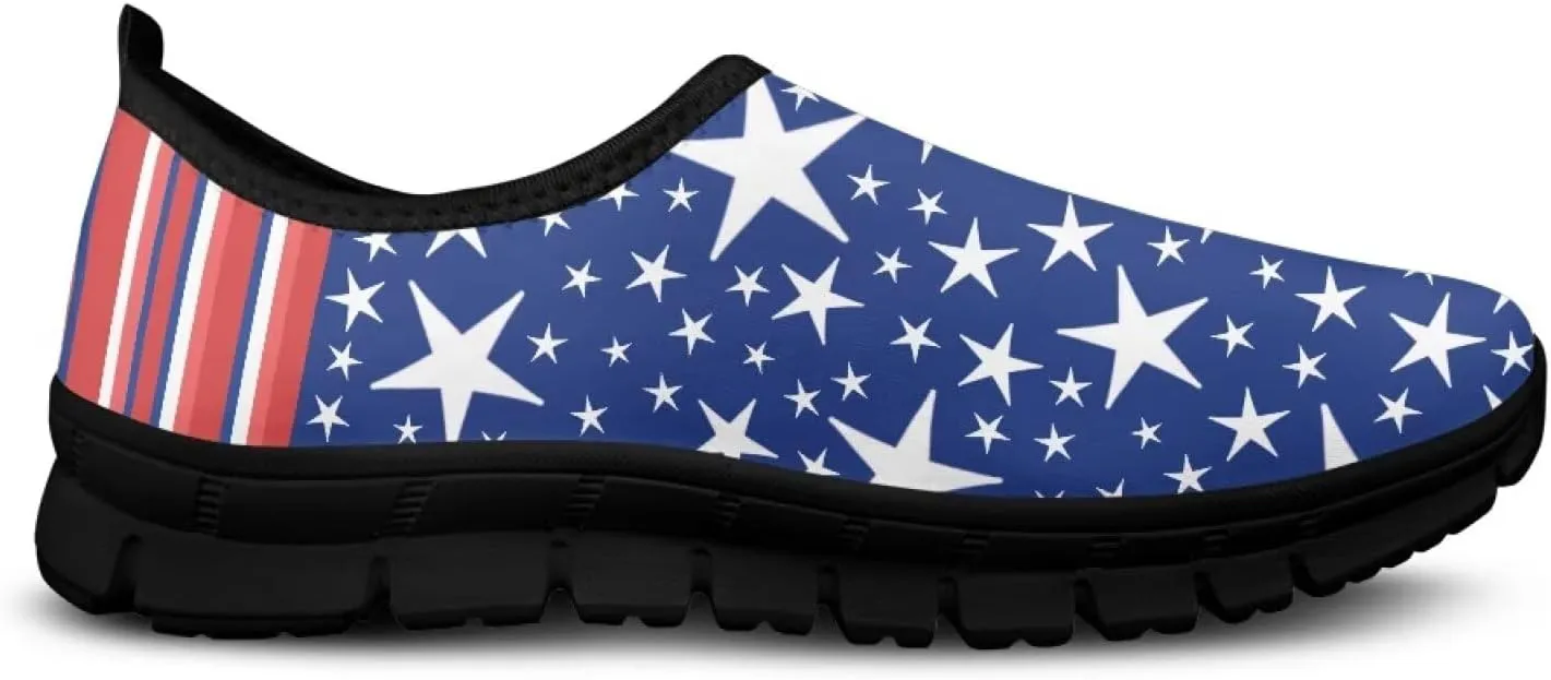 Fashion Walking Shoes for Woman Girls Comfortable Slip On Casual Shoe Light Soft Running Sneakers for Climbing Size 5.5-11.5 Black Sole