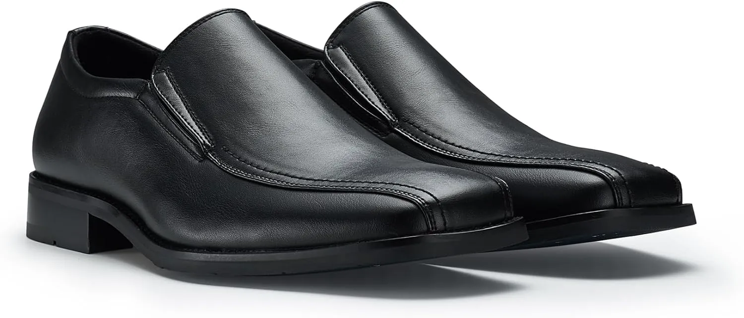Ferro Aldo Alvin MFA19696 Men's Plain Square-Toe Derby Dress Shoes