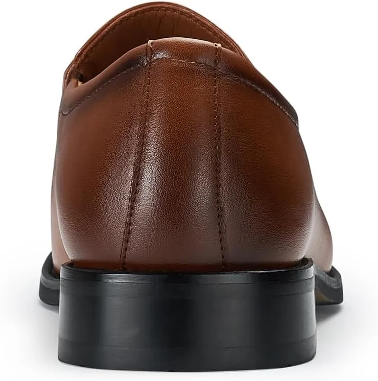Ferro Aldo Alvin MFA19696 Men's Plain Square-Toe Derby Dress Shoes