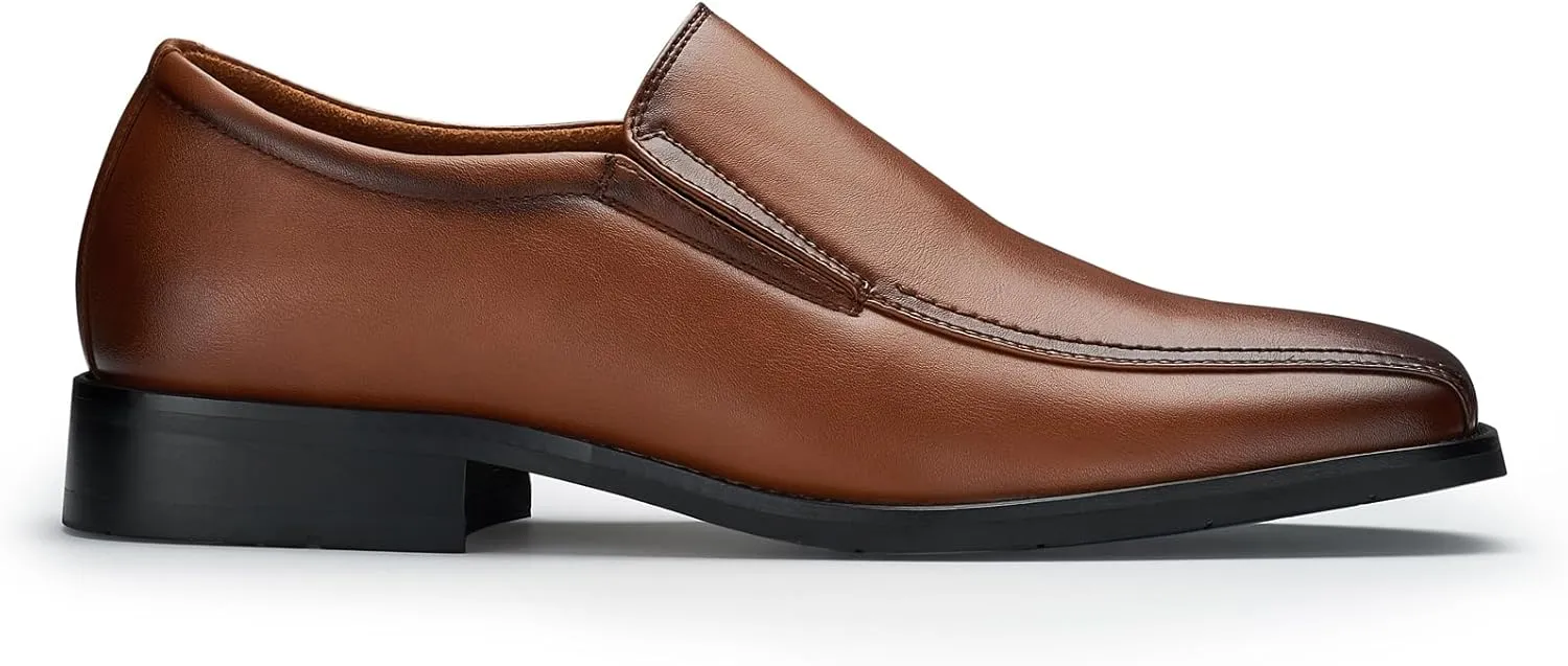 Ferro Aldo Alvin MFA19696 Men's Plain Square-Toe Derby Dress Shoes