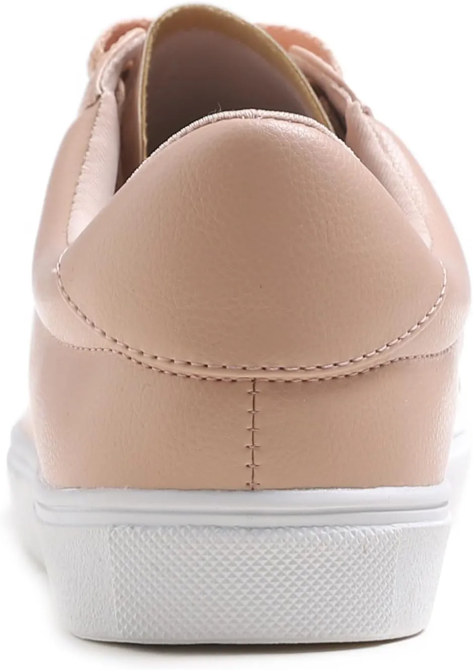 FEVERSOLE Women's Fashion Lightweight Spring Summer Vegan Leather Sneaker Casual Comfort Walking Shoes