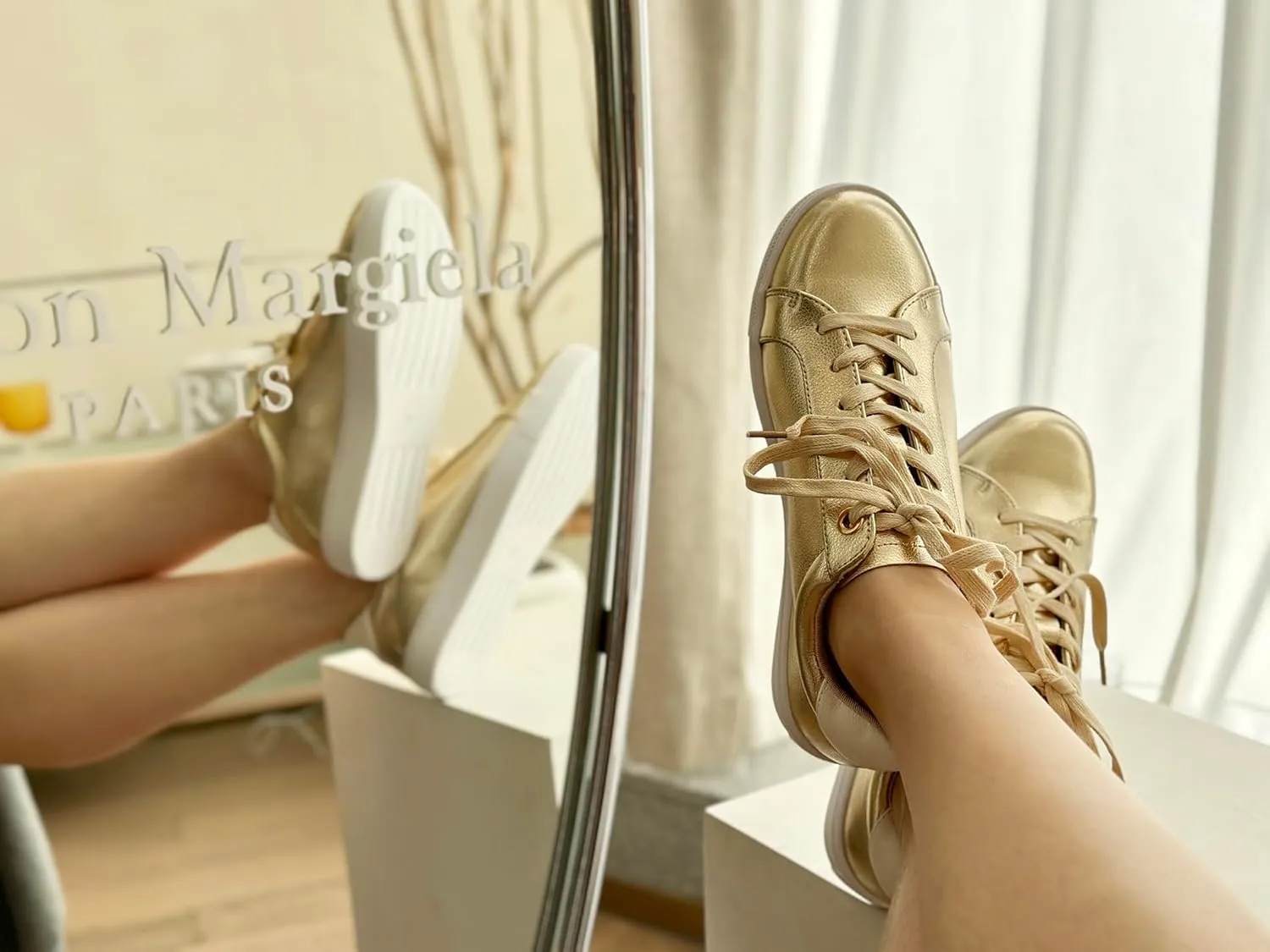 FEVERSOLE Women's Fashion Lightweight Spring Summer Vegan Leather Sneaker Casual Comfort Walking Shoes
