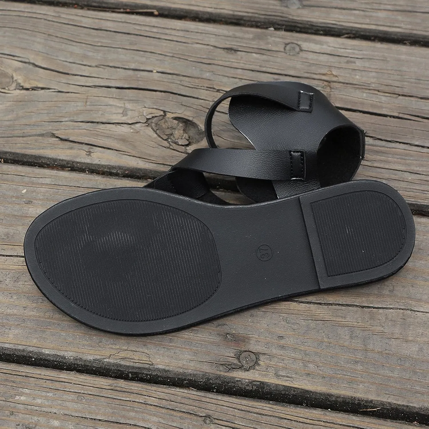 Flat Bohemian Sandals for Women Rhinestone Open Toe Slip on Casual Sandal Comfortable Walking Flat Sandals