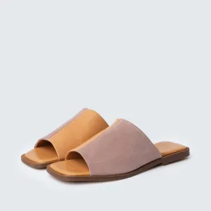 Flat Duo - Suede Antico & Nappa Ginger