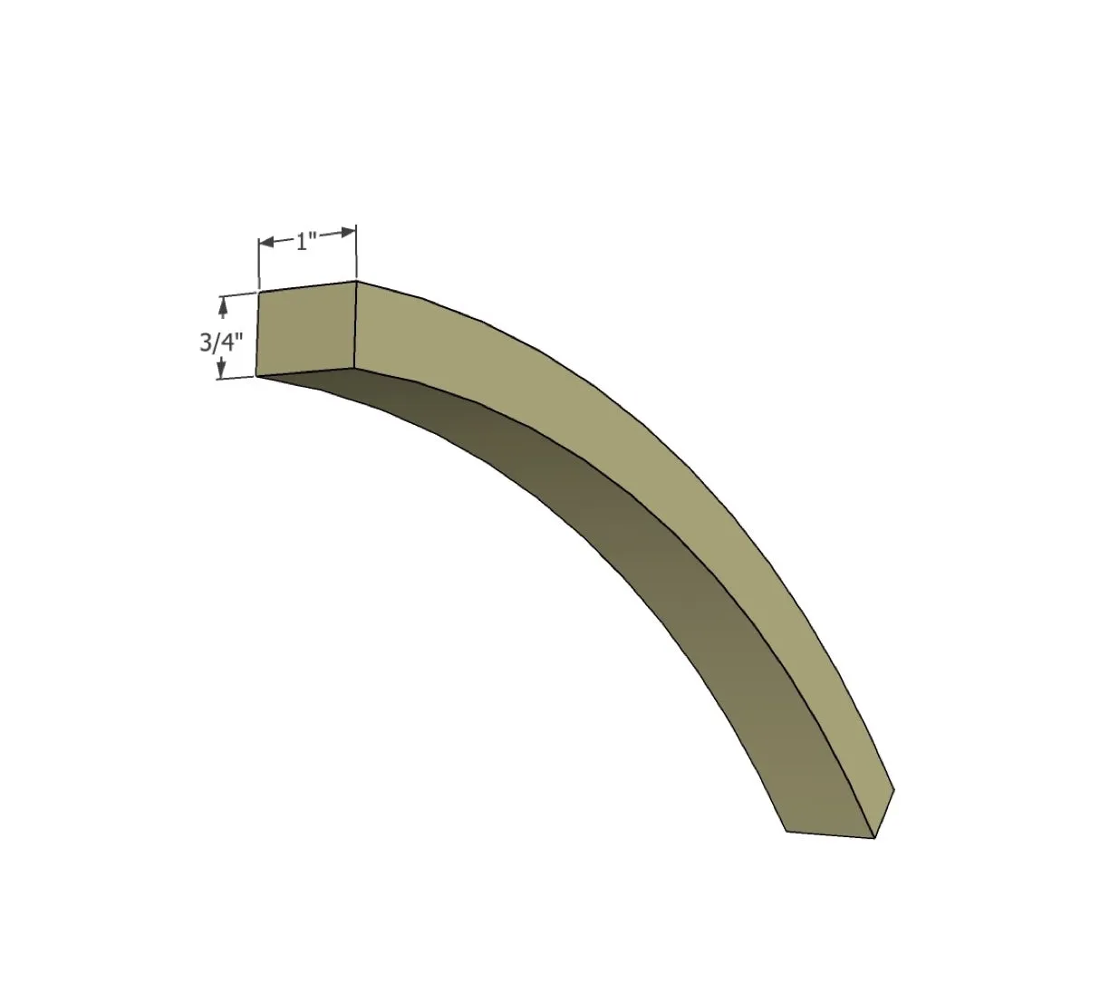 Flexible Jamb 1"