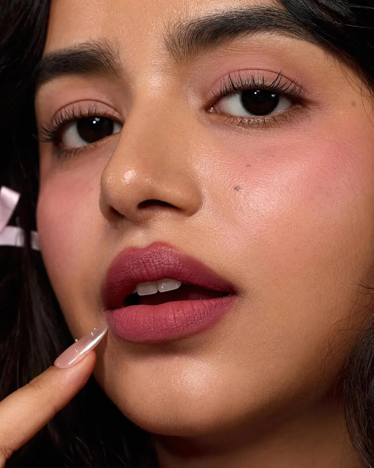 Flower Knows Strawberry Cupid Cake Lip Cream,Velvety-Smooth Matte Liquid Lipstick,Hydrating,Smudge-proof & Stain-Free Lip Stain for Girls & Women (V05 Pineberry,0.17 Fl Oz)