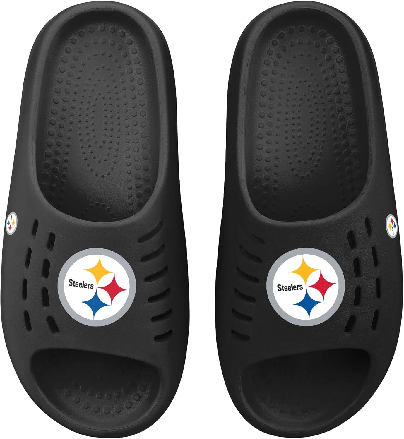 FOCO Men's NFL Team Big Logo Molded Chunky Slide Sandals