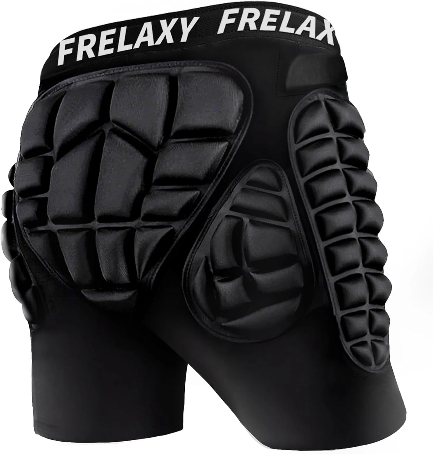Frelaxy 3D Protective Butt Pads Padded Shorts for Snowboard, Ski and Skate, Crash Pad Impact Gear, Protection for Tailbone, Hip, and Butt
