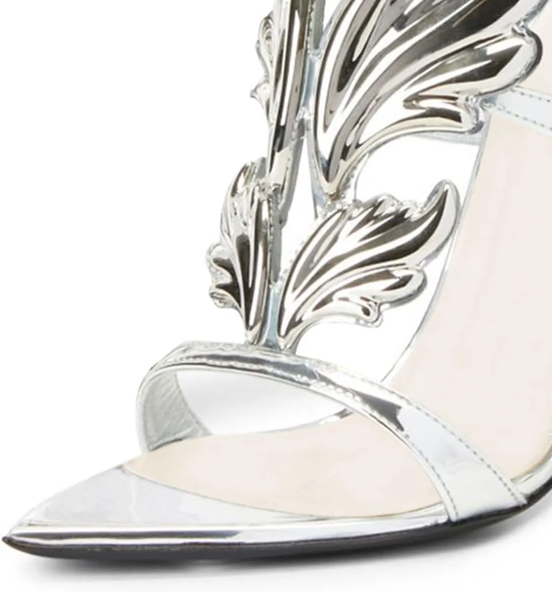 FSJ Women Gold Metal Chain Thick High Heel Sandals Open Toe Strappy Ankle Buckle Strap Slingback Ladies Comfy Summer Dress Shoes Shoes Size 4-15 US