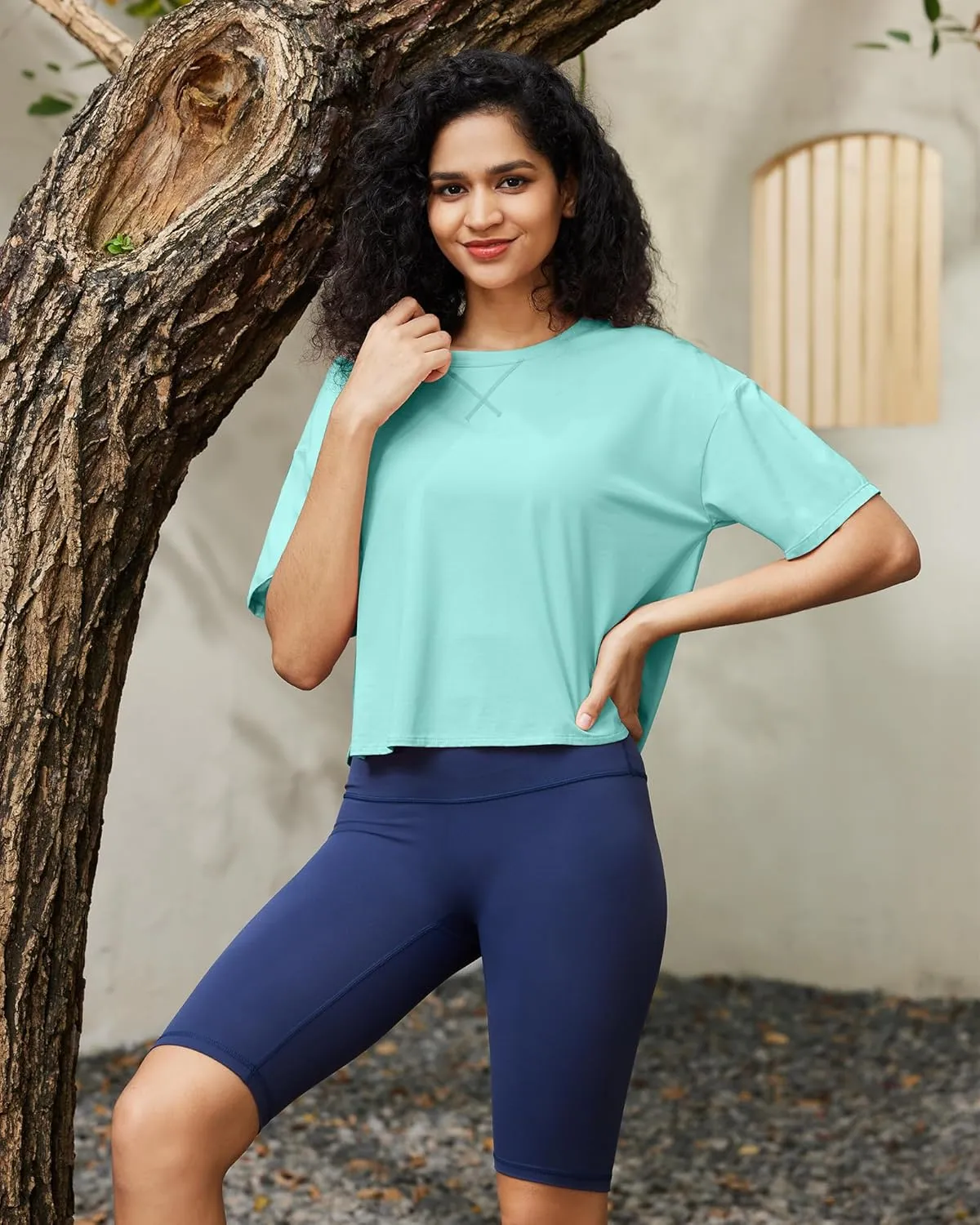 G4Free Lightweight Womens Workout Tops Loose Fit Short Sleeve Summer T Shirts Athletic Gym Tees Basic Yoga Shirts Casual