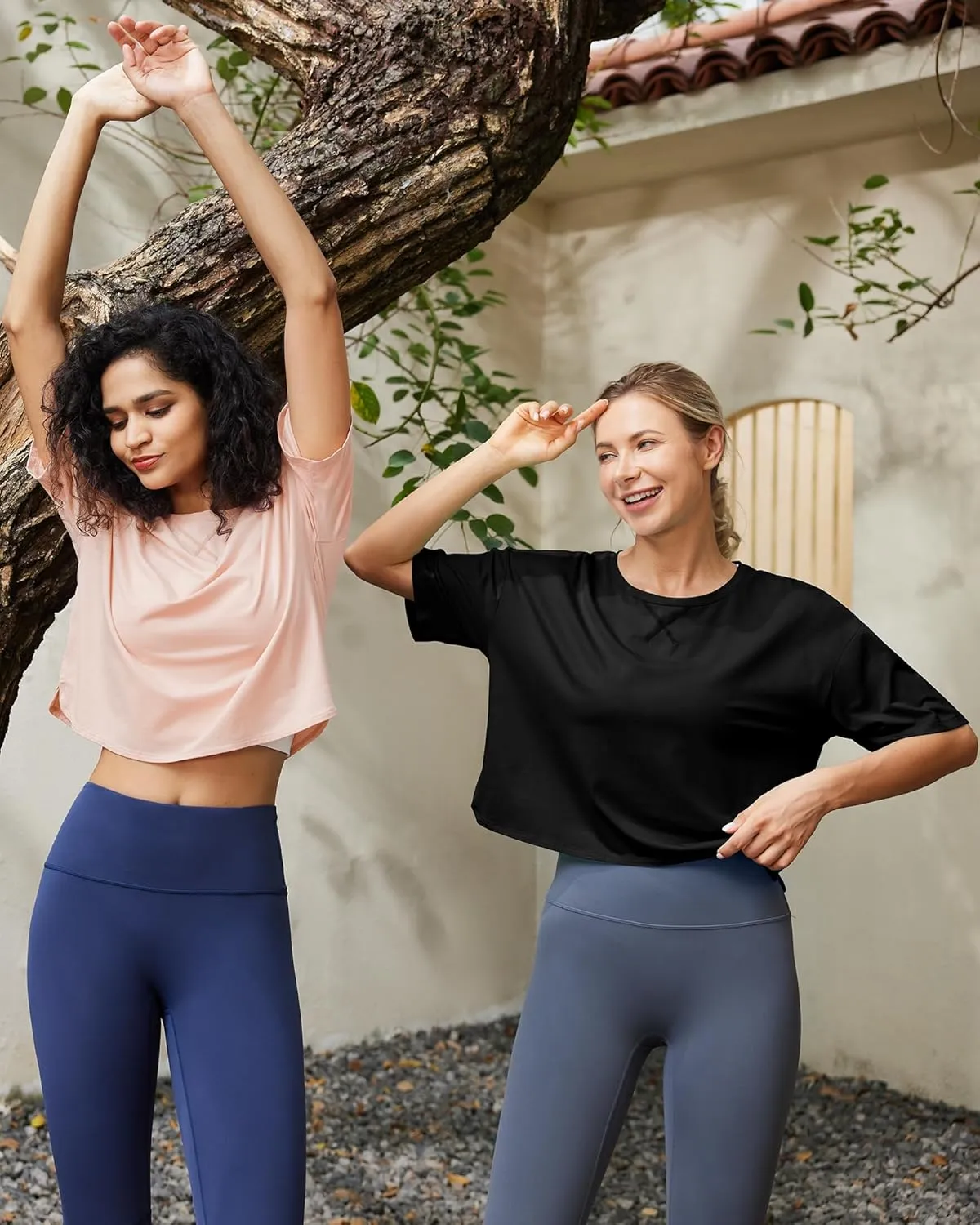 G4Free Lightweight Womens Workout Tops Loose Fit Short Sleeve Summer T Shirts Athletic Gym Tees Basic Yoga Shirts Casual