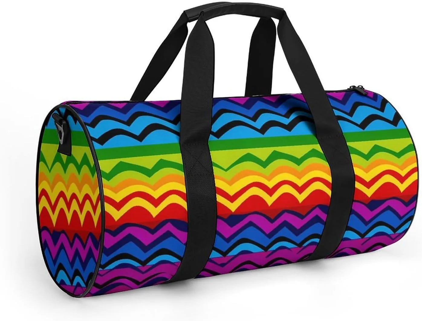 Gay Pride Rainbow Pattern Duffel Bag for Men Women Gym Bag Sports Small Overnight Bag for Travel Weekender