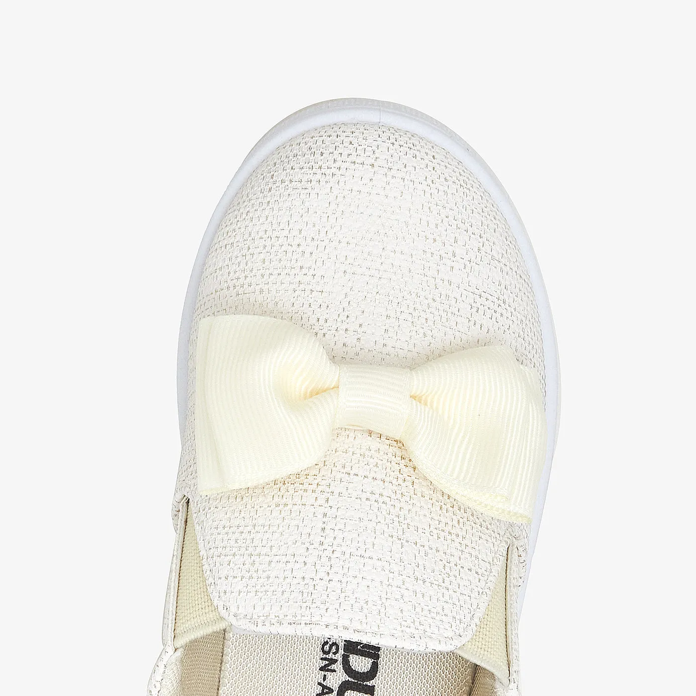 Girls Bow Slip On Shoes