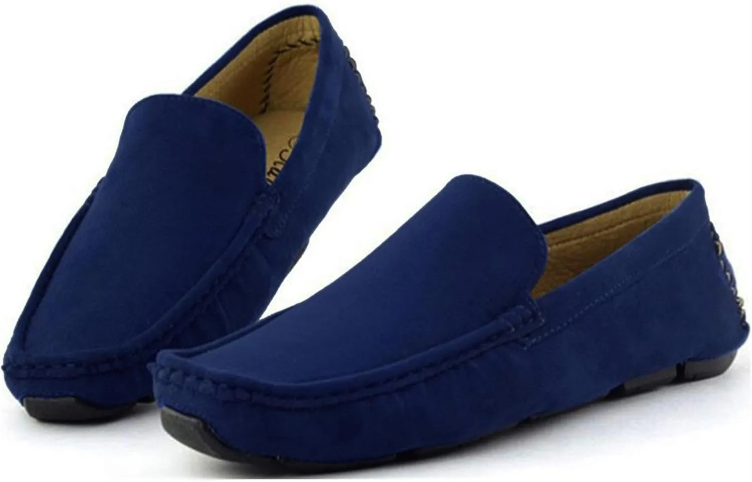 Girls Boys Suede Leather Slip-on Loafers Casual Boat Shoes Dress Shoes Oxford Flats