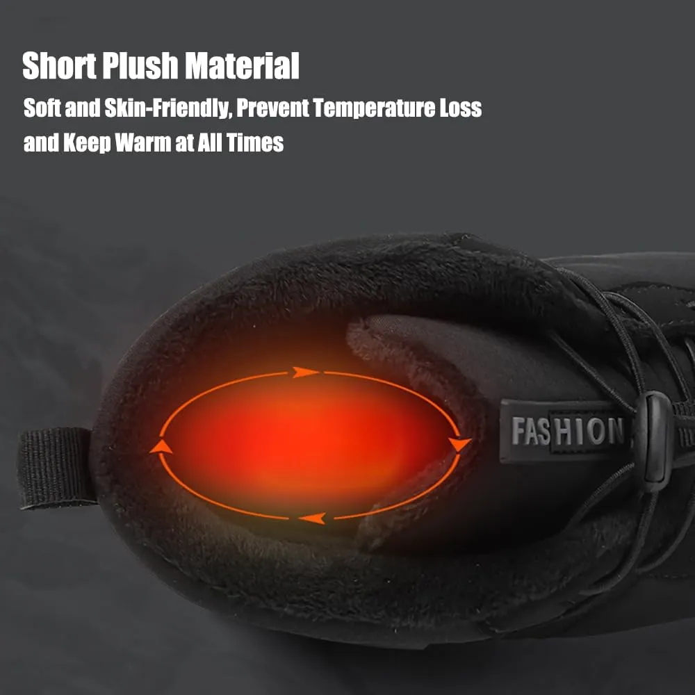Glacia Barefoot Shoes Women Men, 2025 New Winter Warm Comfortable Non-Slip Barefoot Boots