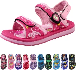 Gold Pigeon Shoes KIDS Easy Snap Lock Outdoor/Water Sandals & Slides. Adjustable Straps