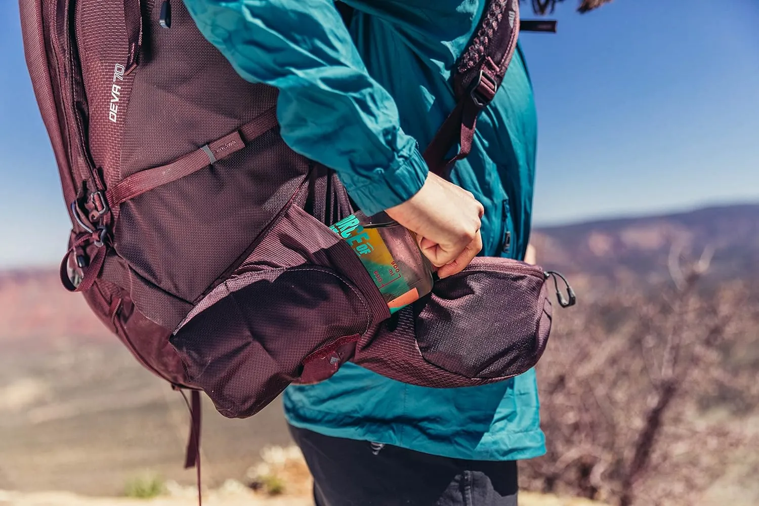 Gregory Deva 60L Women's Dayhiking/Backpacking Pack, Freefloat Suspension, AirCushion Breathable Backpanel, Alloy Frame, X-Small, Eggplant
