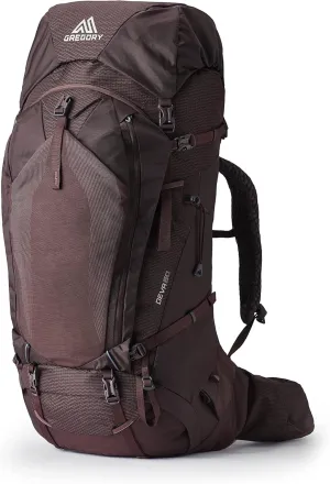 Gregory Deva 60L Women's Dayhiking/Backpacking Pack, Freefloat Suspension, AirCushion Breathable Backpanel, Alloy Frame, X-Small, Eggplant