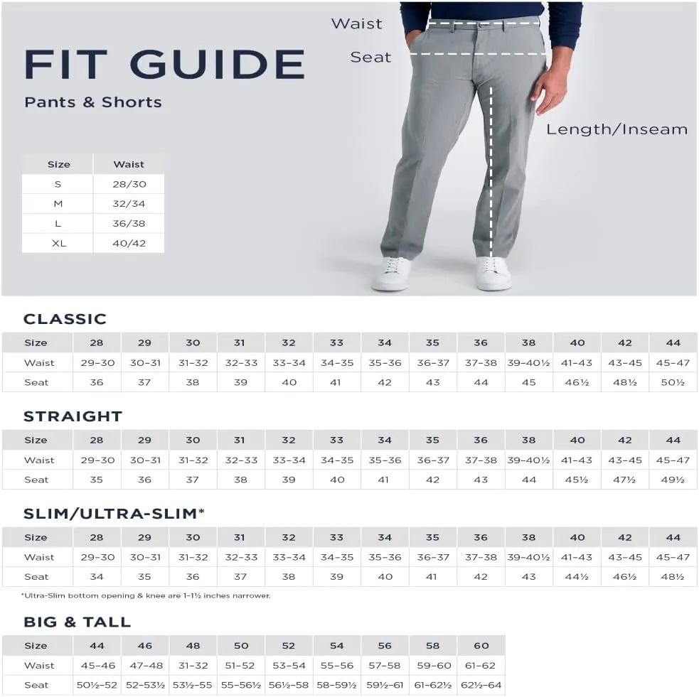 Haggar Men's Stretch Classic Fit Cargo Pant (Regular and Big and Tall Sizes)
