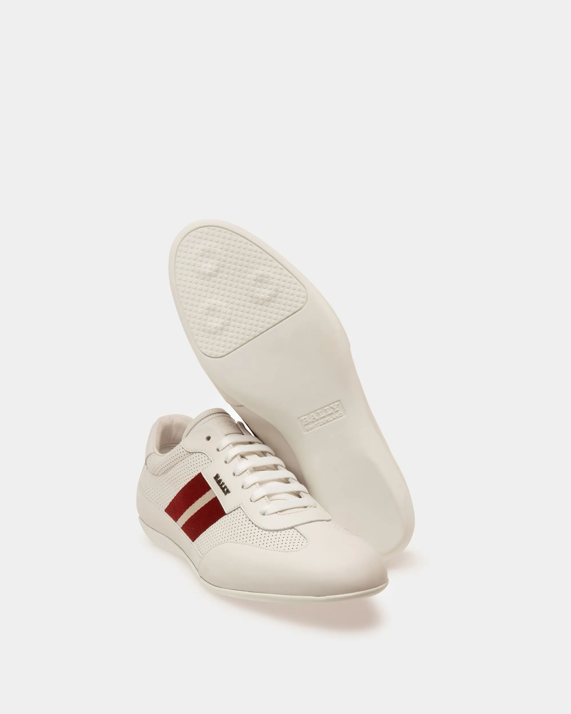 Haldin Leather Sneakers In White
