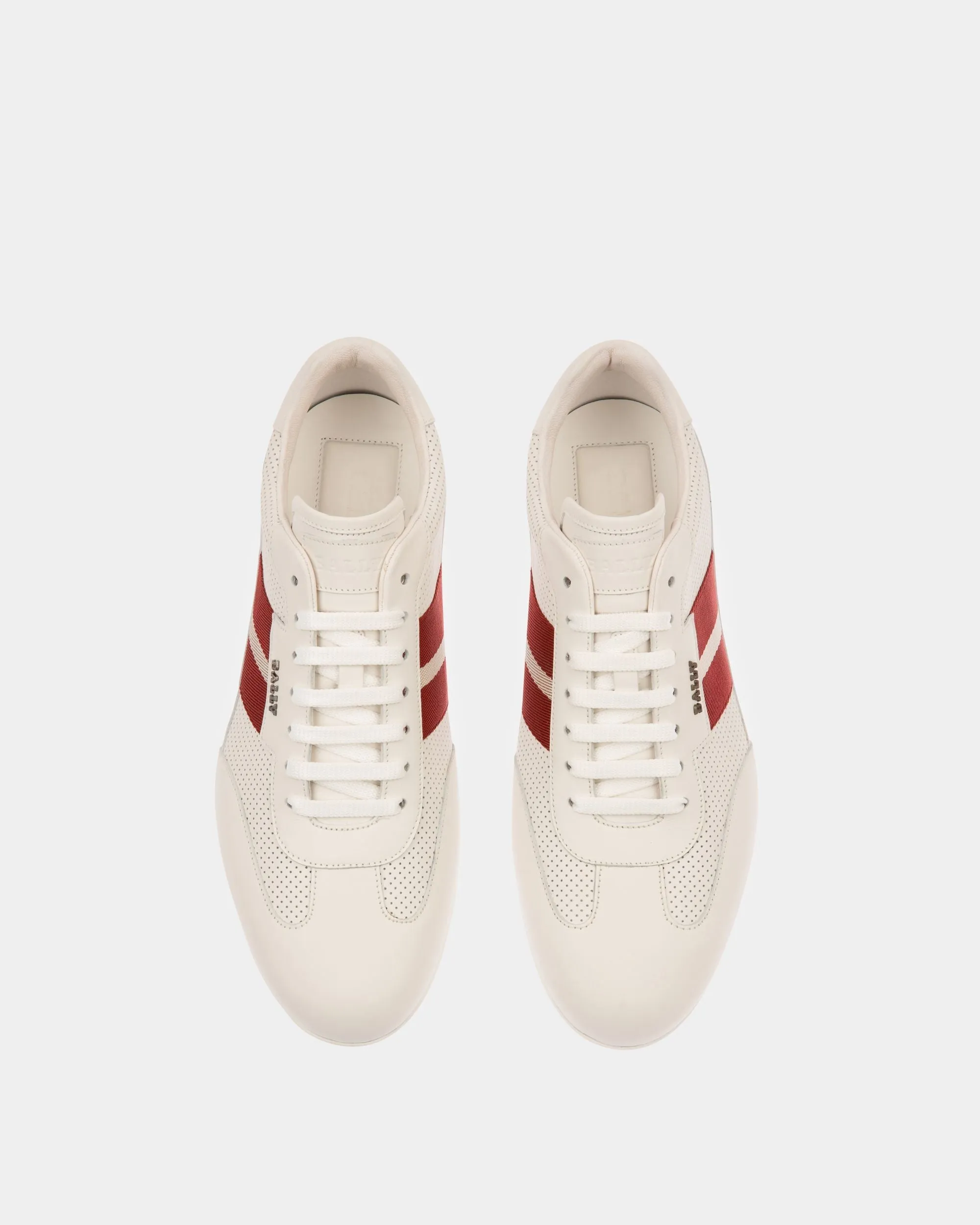 Haldin Leather Sneakers In White