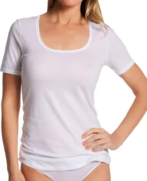 HANRO Women's 71827 Ultralight Short Sleeve Shirt