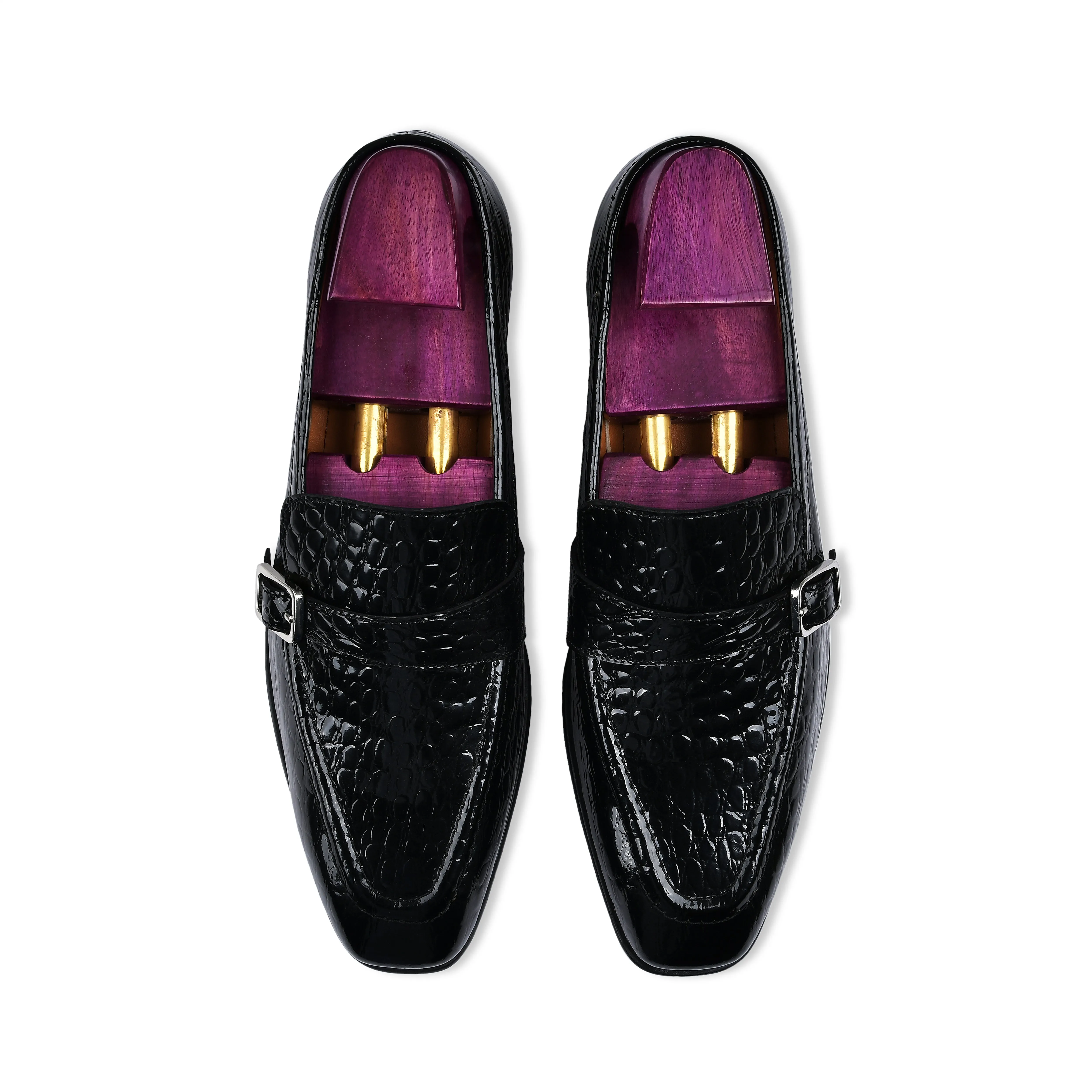 HARVEY | BLACK CROCO PATENT