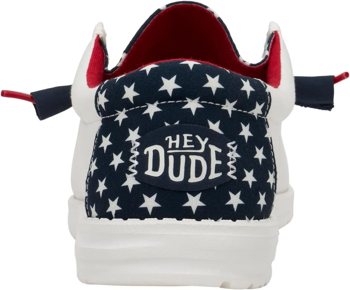 Hey Dude Wally Patriotic, Mens Shoes, Slip-on Loafers, Comfortable & Light-Weight