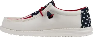 Hey Dude Wally Patriotic, Mens Shoes, Slip-on Loafers, Comfortable & Light-Weight